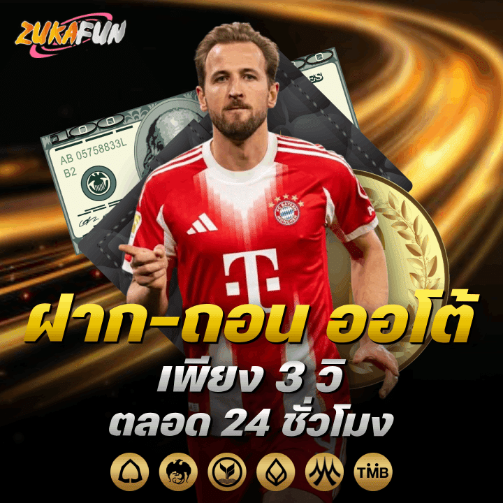 ฝาก-ถอน ออโต้ เพียง 3 วิ ตลอด 24 ชั่วโมง